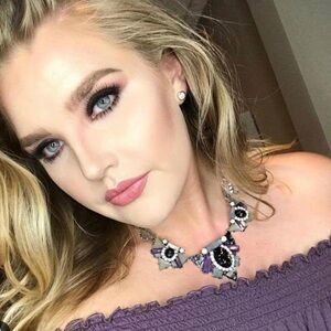 Park Lane Demi Statement Necklace Fiery Green “Opal” Amethyst, Mother of Pearl